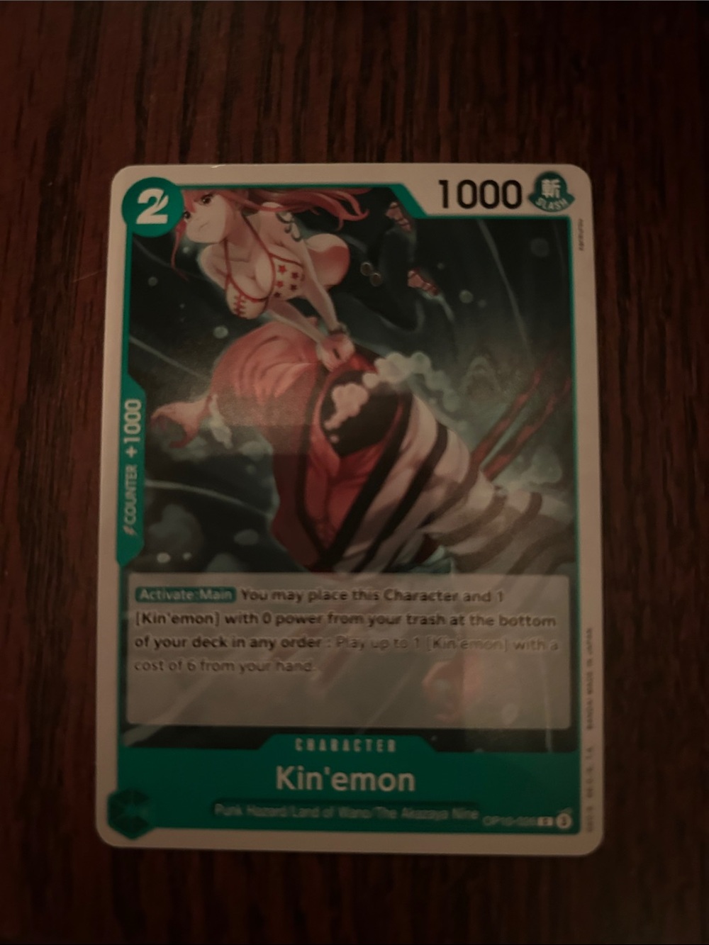 Onepiece Trading Card Kin'emon